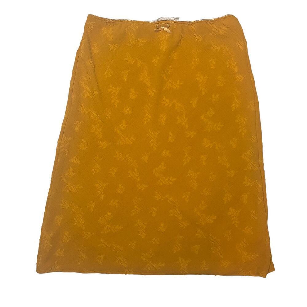 Urban Outfitters Urban Renewal Floral Yellow Skirt Size Small